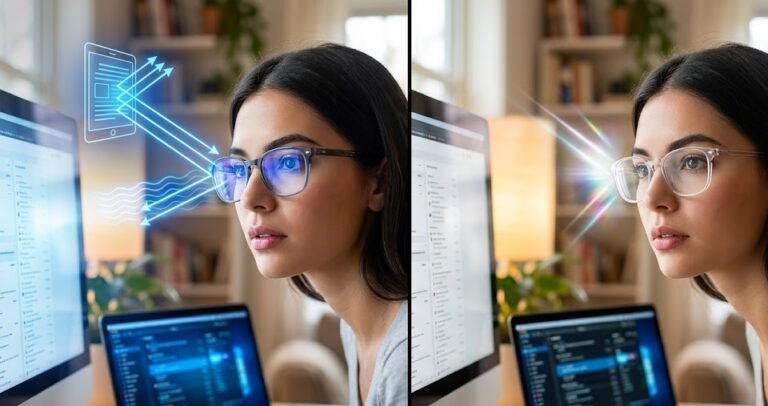 Blue Light vs Anti-Reflective Lenses